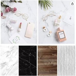 Set of 4 Food/Product Photography Backdrops - 8 Designs